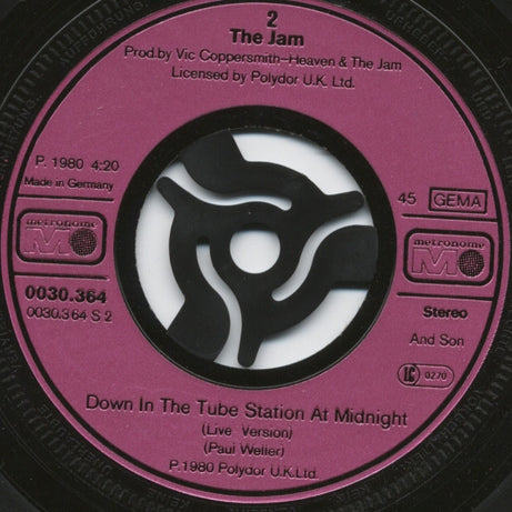 The Jam : That's Entertainment (7", Single)