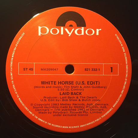 Laid Back : White Horse (12")