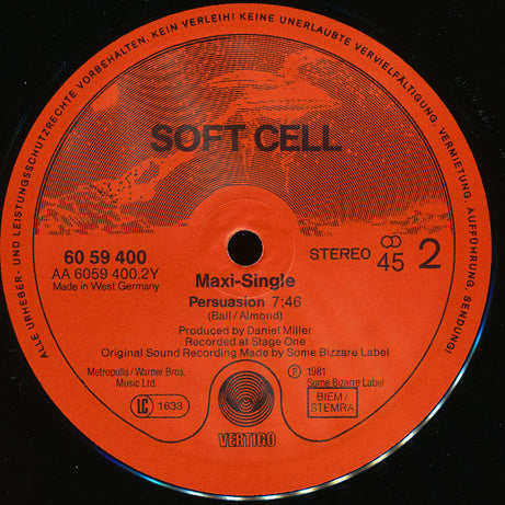 Soft Cell : Memorabilia (12", Maxi)