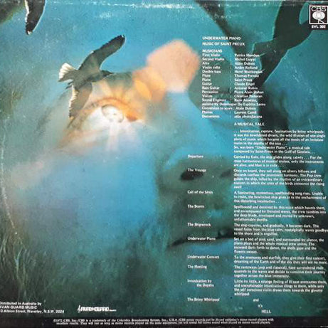 Saint-Preux : Le Piano Sous La Mer (LP, Album)