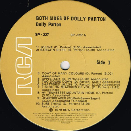 Dolly Parton : Both Sides Of Dolly Parton (LP, Comp)