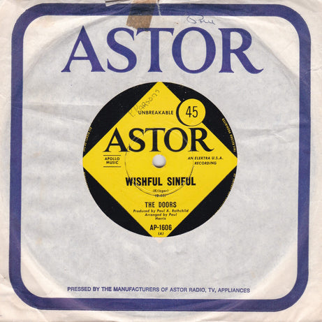 The Doors : Wishful Sinful (7", Single)