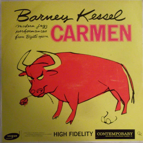 Barney Kessel : Modern Jazz Performances From Bizet's Carmen (LP, Album, Mono)