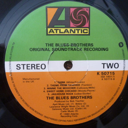 The Blues Brothers : The Blues Brothers (Original Soundtrack Recording) (LP, Album)