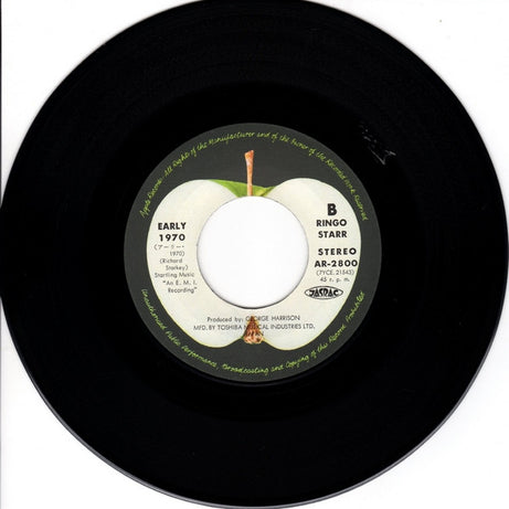 Ringo Starr : It Don't Come Easy / Early 1970 (7", Single, 400)