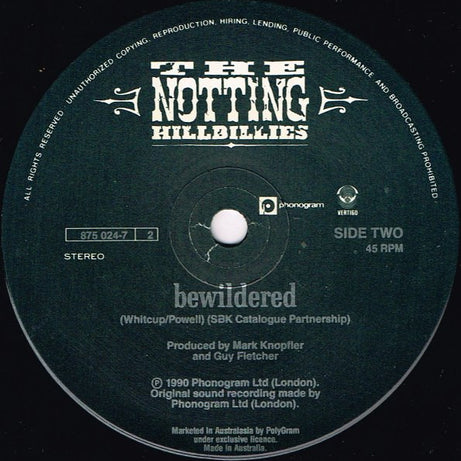The Notting Hillbillies : Your Own Sweet Way (7", Single)