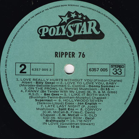 Various : Ripper '76 (LP, Comp)