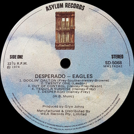 Eagles : Desperado (LP, Album, RE)