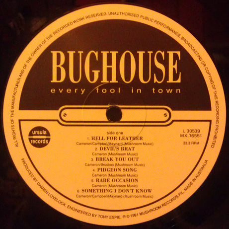 Bughouse : Every Fool In Town (LP + 7")