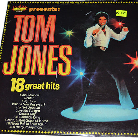 Tom Jones : 18 Great Hits (LP, Comp)
