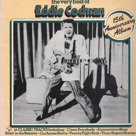 Eddie Cochran : The Very Best Of Eddie Cochran - 15th Anniversary Album (LP, Album, Comp, Mono, RE, RM, Gat)