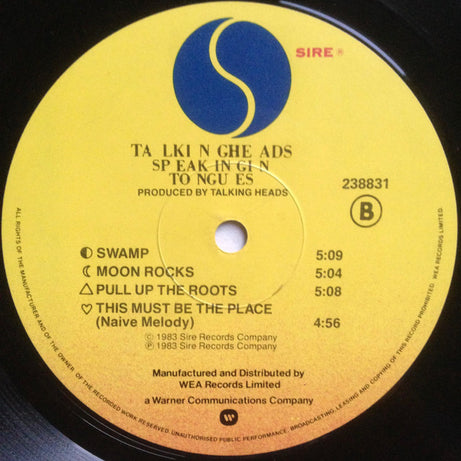 Talking Heads : Speaking In Tongues (LP, Album)