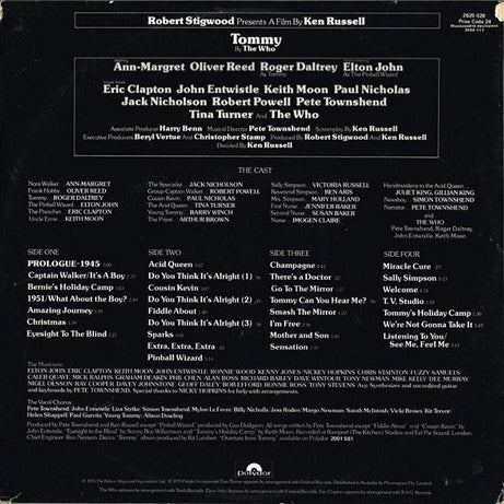 Various : Tommy (Original Soundtrack Recording) (2xLP, Album)