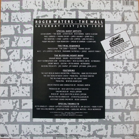 Roger Waters : The Wall (Live In Berlin) (2xLP, Album)