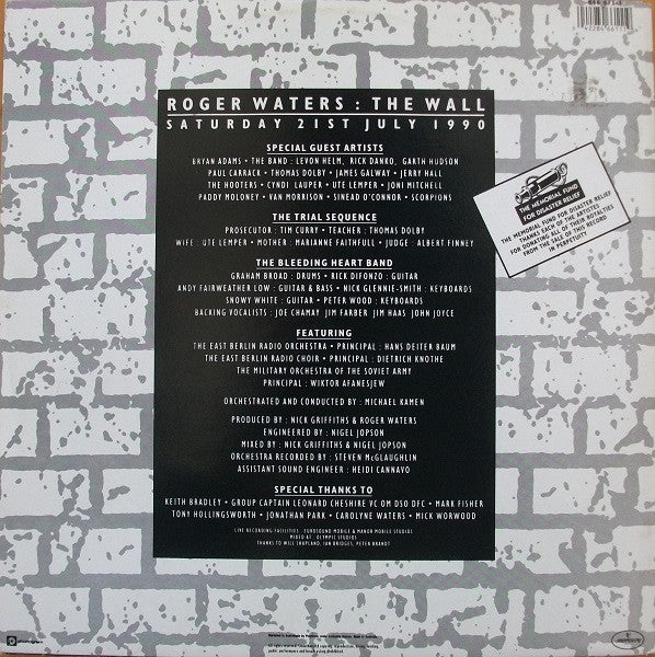 Roger Waters : The Wall (Live In Berlin) (2xLP, Album)