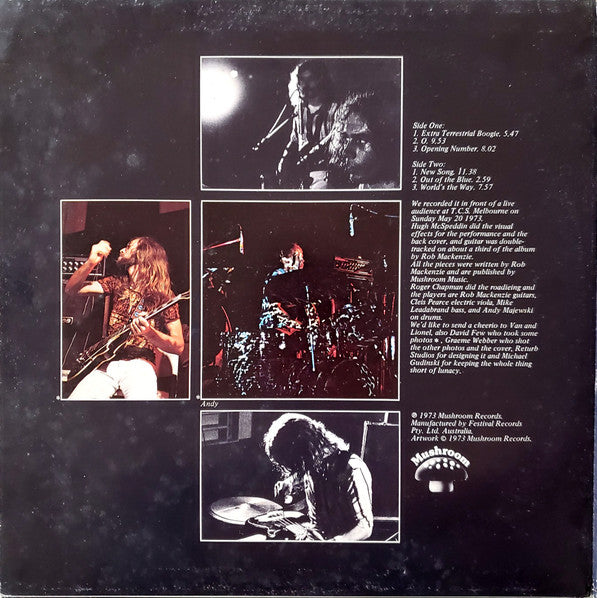 Mackenzie Theory : Out Of The Blue (LP, Album, 2nd)