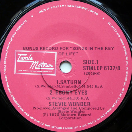 Stevie Wonder : Songs In The Key Of Life (2xLP, Album + 7", EP)