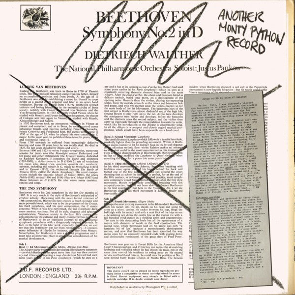 Monty Python : Another Monty Python Record (LP)