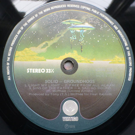 The Groundhogs : Solid (LP, Album)