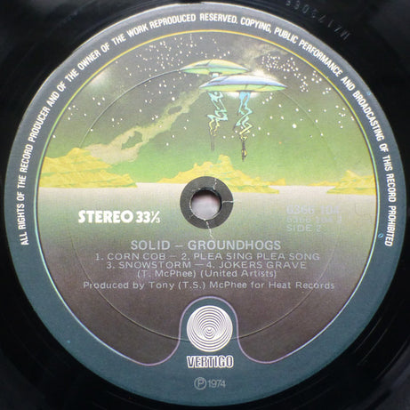 The Groundhogs : Solid (LP, Album)