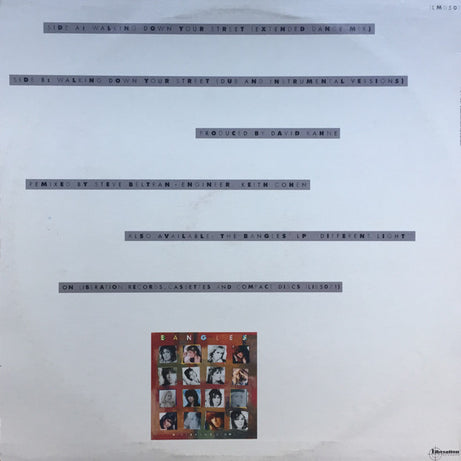 Bangles : Walking Down Your Street (12", Single, RE)