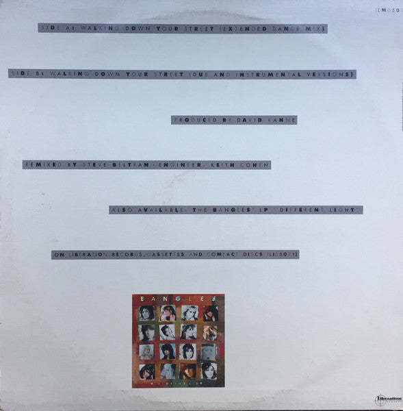 Bangles : Walking Down Your Street (12", Single, RE)