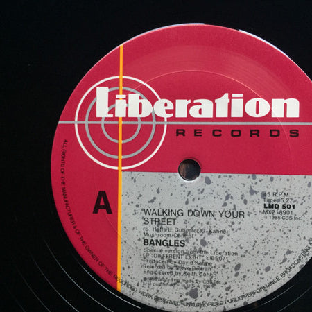 Bangles : Walking Down Your Street (12", Single, RE)