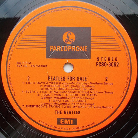The Beatles : Beatles For Sale (LP, Album, RE, EMI)