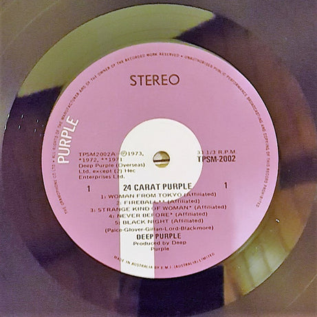 Deep Purple : 24 Carat Purple (LP, Comp)