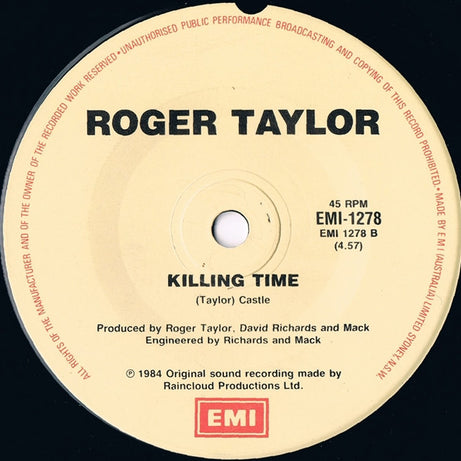 Roger Taylor : Man On Fire (7", Single)