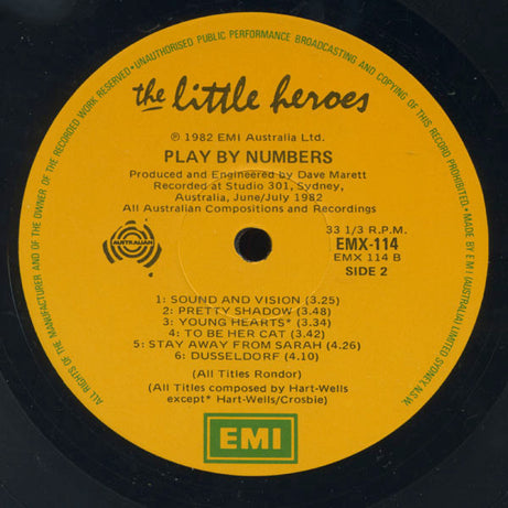 The Little Heroes* : Play By Numbers (LP, Album)