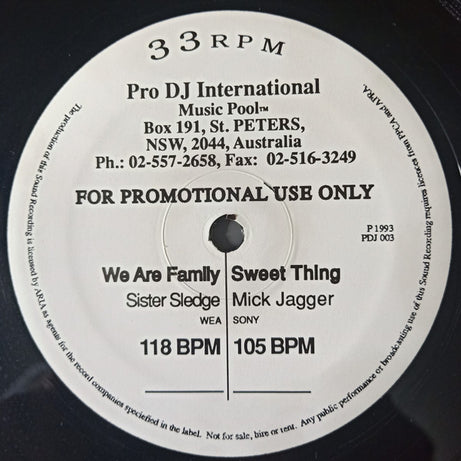 Various : Pro DJ International Issue 3 (12", Comp, Promo)
