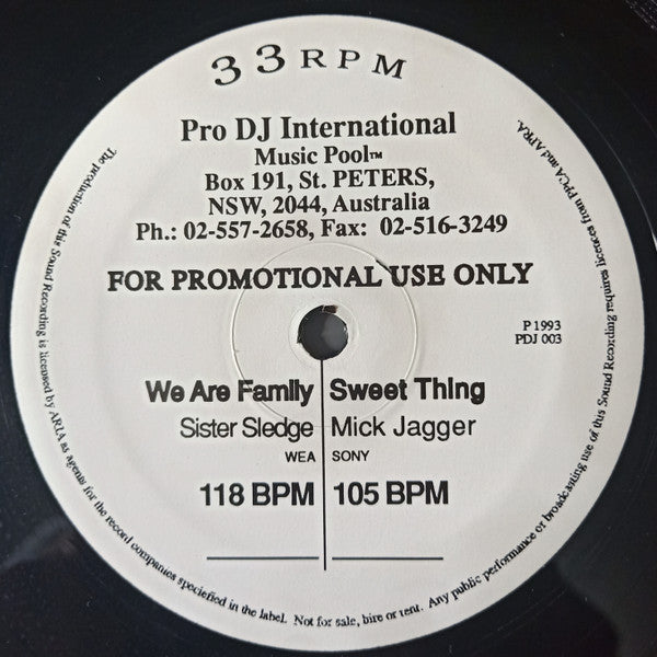 Various : Pro DJ International Issue 3 (12", Comp, Promo)