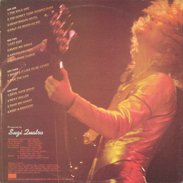 Suzi Quatro : Live And Kickin' (2xLP, Album)