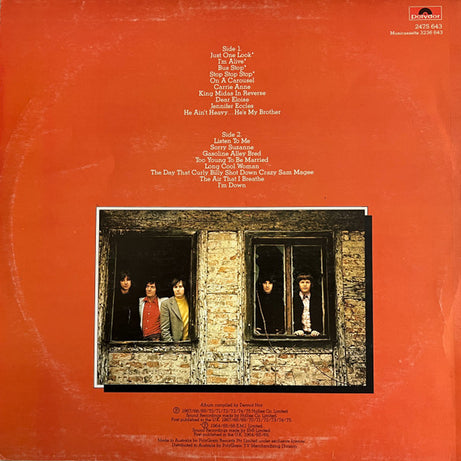 The Hollies : Best Of The Hollies (1964-75) (LP, Comp)