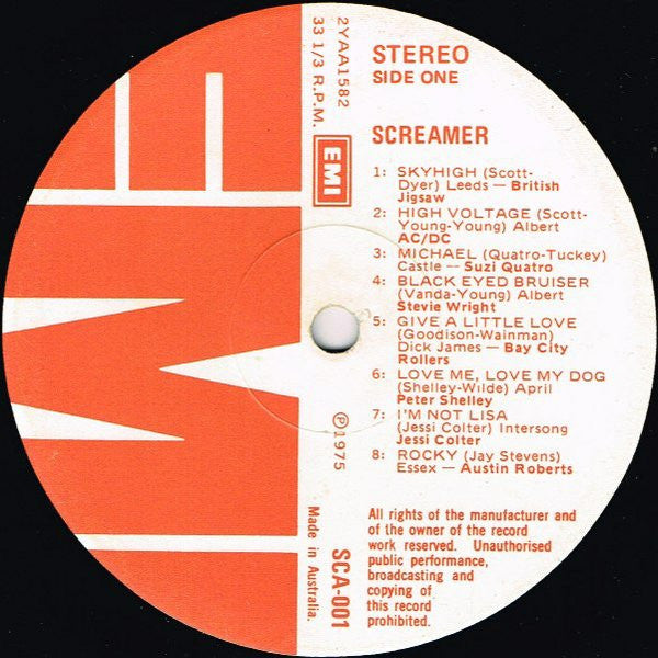 Various : Screamer (LP, Comp)