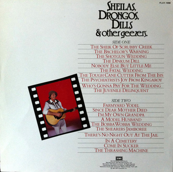 Chad Morgan : Sheilas, Drongos, Dills And Other Geezers - 20 Chad Morgan Greats (LP, Comp)