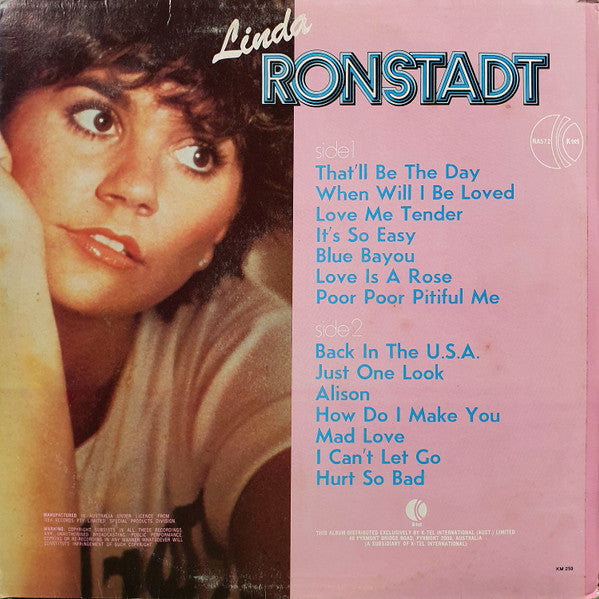 Linda Ronstadt : Greatest Hits (LP, Comp, Ltd)