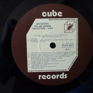 Joe Cocker : The Joe Cocker Collection (LP, Comp)