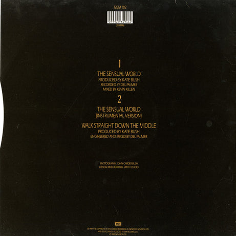 Kate Bush : The Sensual World (12", Single, Dou)