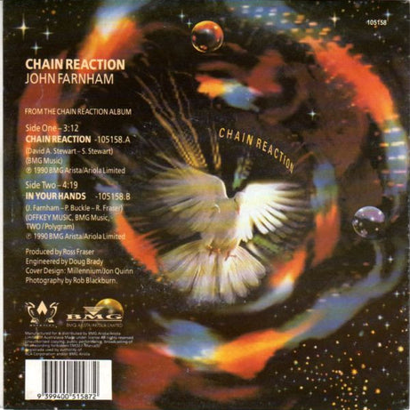 John Farnham : Chain Reaction (7", Single)