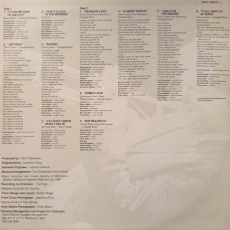 Vince Jones : It All Ends Up In Tears (LP, Album)