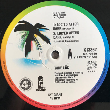 Tone-Lōc* : Wild Thing (12", Single, Ltd)