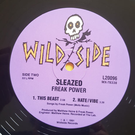 Freak Power (2) : Sleazed (10")