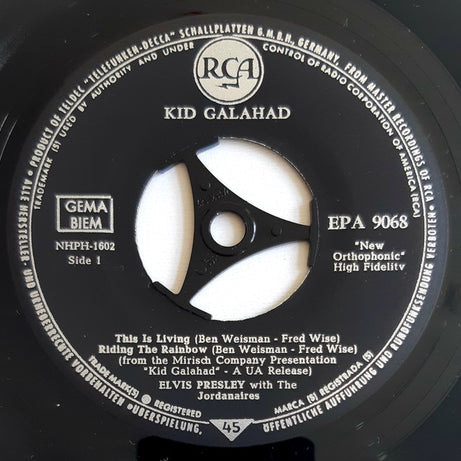 Elvis Presley : Kid Galahad (7", EP)