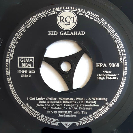 Elvis Presley : Kid Galahad (7", EP)