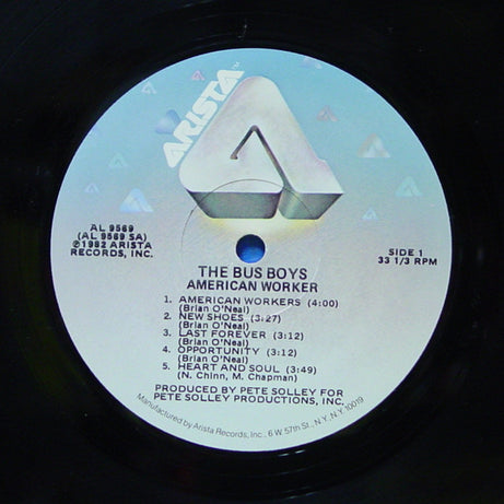 The Bus Boys : American Worker (LP, Album)