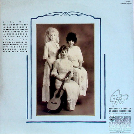 Dolly Parton, Linda Ronstadt, Emmylou Harris : Trio (LP, Album)