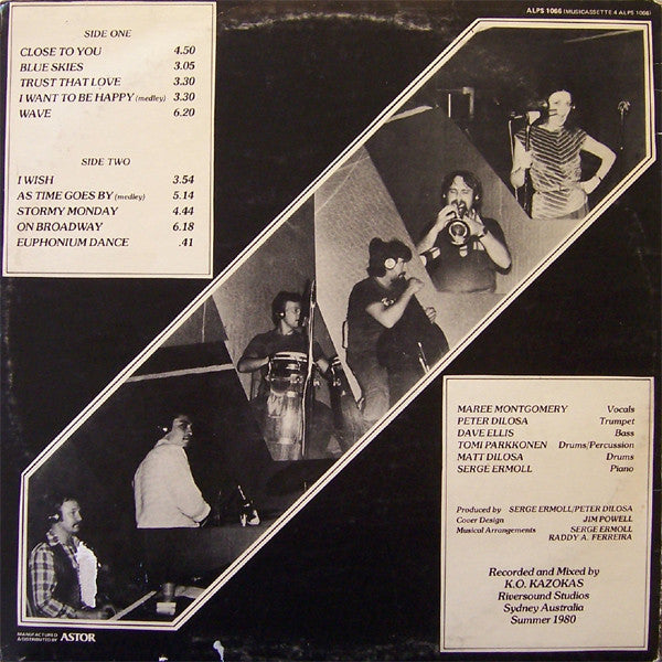 Maree Montgomery With The Serge Ermoll Quartet Featuring Peter Dilosa : In Good Company (LP, Album)