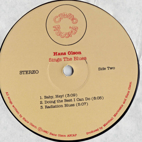 Hans Olson : Sings The Blues (LP)